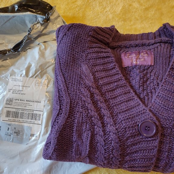 Taylor Swift NEW Speak Now (Taylor's version) Purple Cardigan - Picture 5 of 10